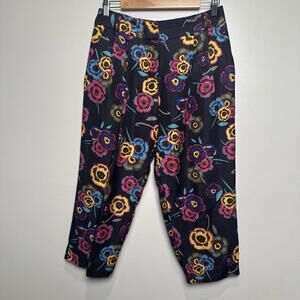 Corey Lynn Calter‎ Floral Cropped Pleated Pants Size 4